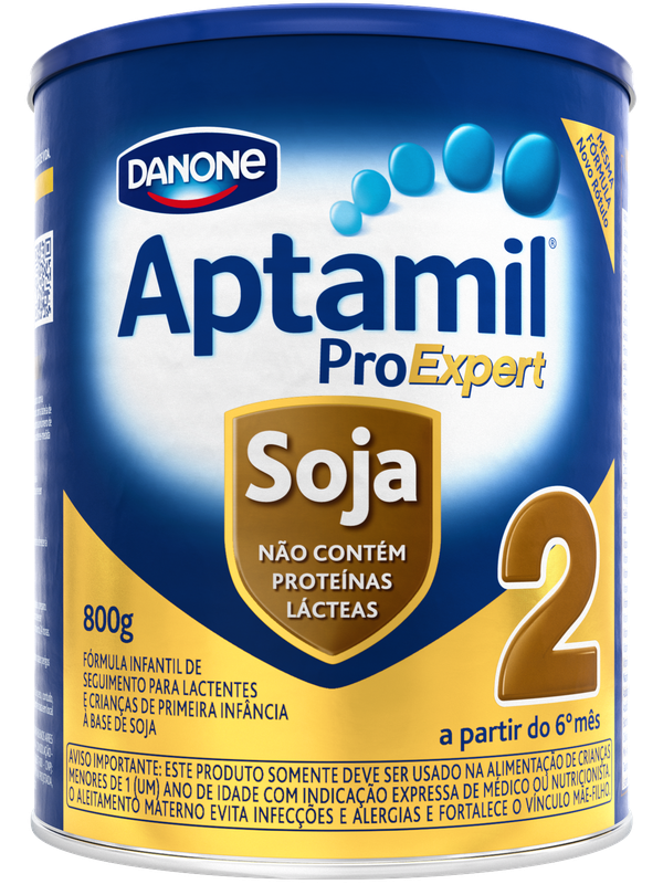 Fórmula Infantil Aptamil Soja 2 800g