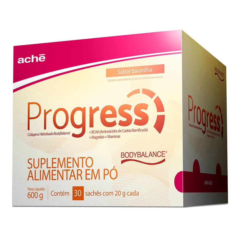 Aché Progress Suplemento Alimentar Sabor Baunilha