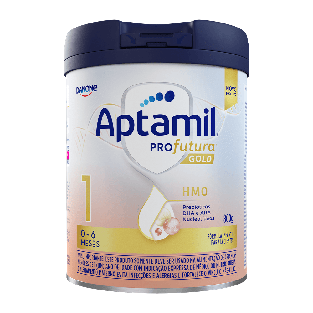 Fórmula Infantil Aptamil Profutura 1 Gold Danone 0 A 6 Meses 800g