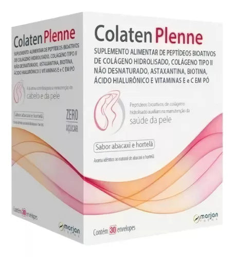 Marjan Colaten Plenne 30 Envelopes Sabor Abacaxi e hortelã